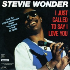I JUST CALLED TO SAY I LOVE YOU